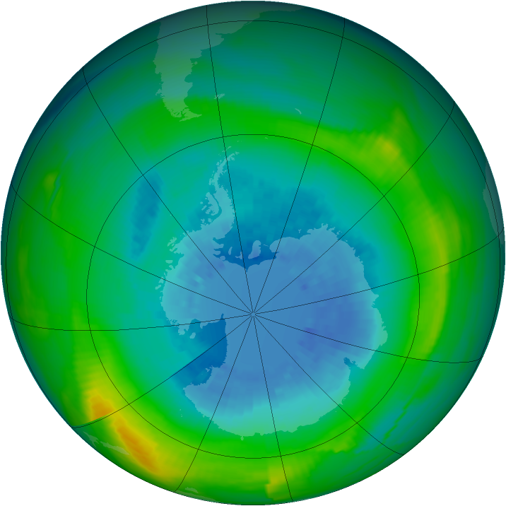 Ozone Map 1980-09-13